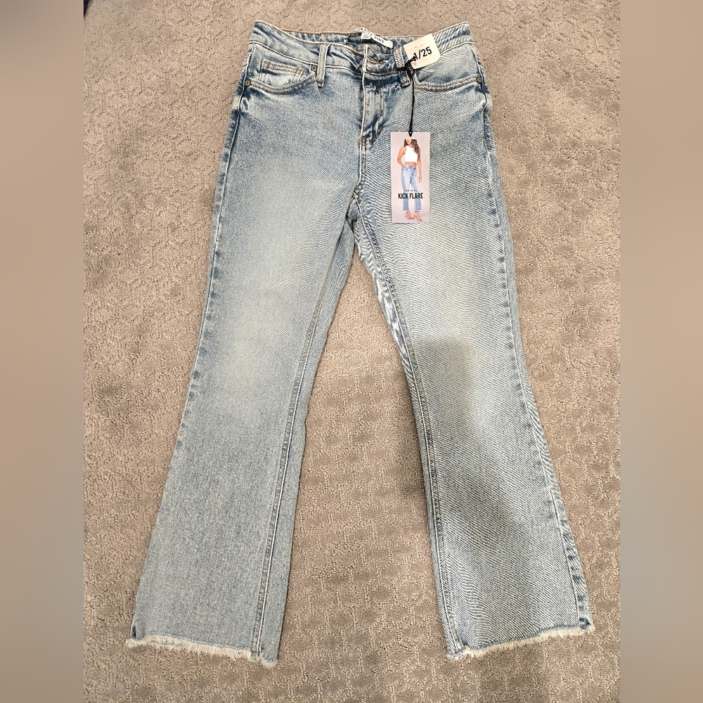 Celebrity Pink Light Blue Flare Jeans
